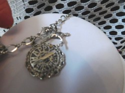 silver charm bracelet 7 ss g